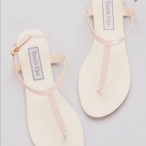 David’s bridal patent thong Sandals